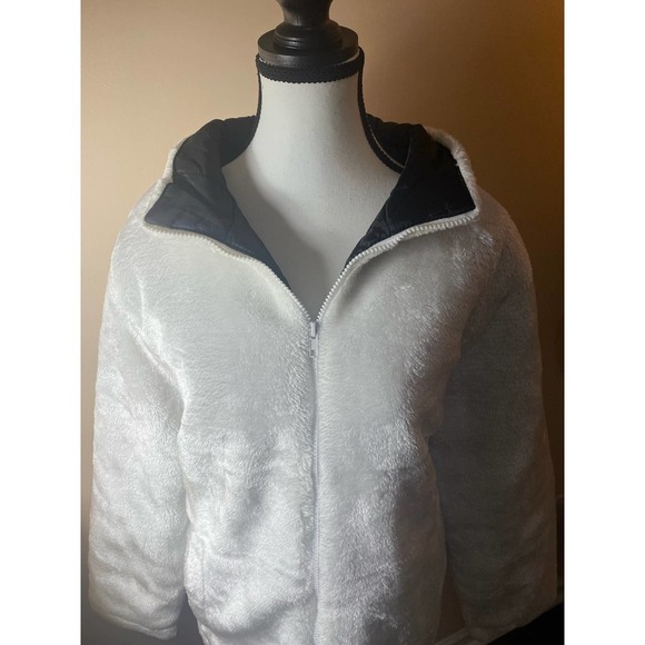 Tudor Court White Faux Fur Jacket Lined Winter Coat size Large NWOT - Picture 5 of 9